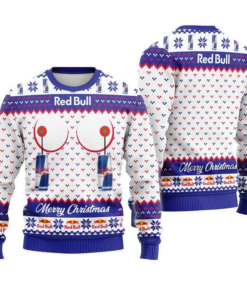 Red Bull Merry Christmas Ugly Sweater 2025