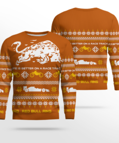 Red Bull Ring Winter Ugly Sweater 2025 Desert Brown