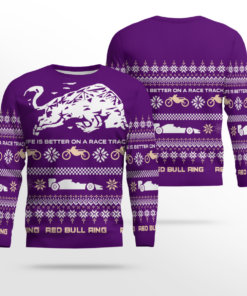 Red Bull Ring Winter Ugly Sweater 2025 Purple