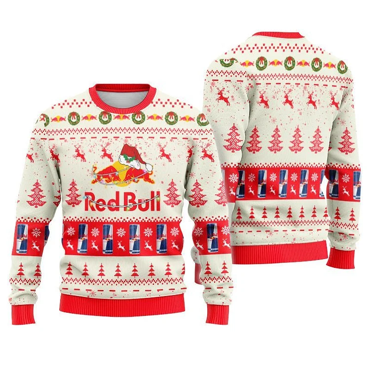 Red Bull Ugly Chrismas Sweater 2025 Red Bull Ugly Chrismas Sweater 2025