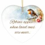 Robins Appear When Loved Ones are Near Ornament