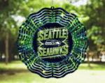Seahawks Football Wind Spinner