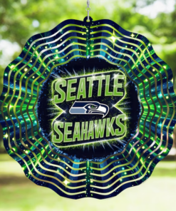 Seahawks Football Wind Spinner