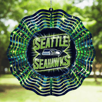 Seahawks Football Wind Spinner