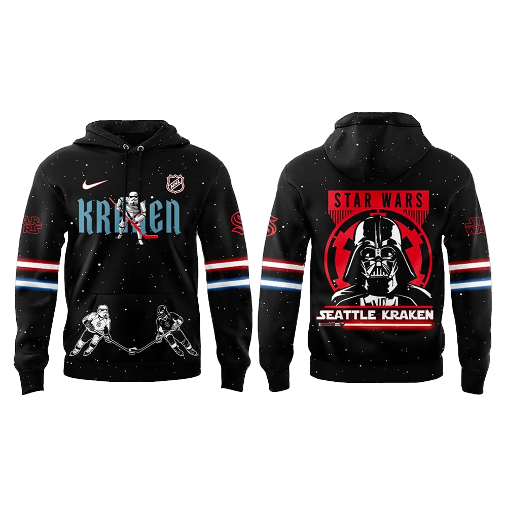 Seattle Kraken Star Wars Night 2025 Hoodie