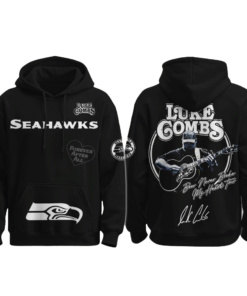 Seattle Seahawks Luke Combs Beer Never Broke My Heart Tour 2025 Hoodie