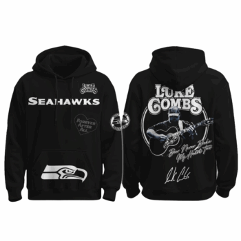 Seattle Seahawks Luke Combs Beer Never Broke My Heart Tour 2025 Hoodie