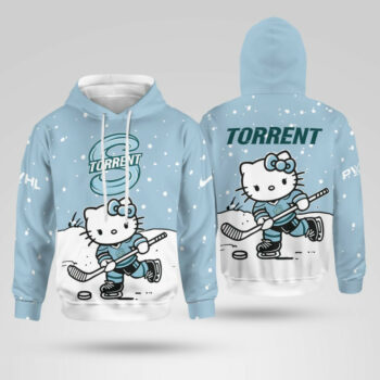 Seattle Torrent Kitty Hockey Hoodie 2025