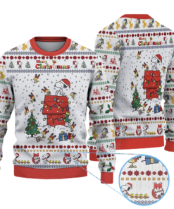 Snoopy Merry Christmas 2025 Ugly Christmas Sweater