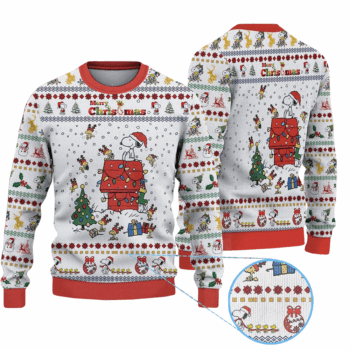 Snoopy Merry Christmas 2025 Ugly Christmas Sweater