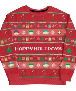 South Park Happy Holidays Ugly Christmas Sweater 2025