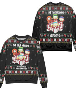 South Park The True Meaning Of Christmas Is Present Ugly Christmas Sweater