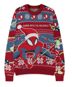 Spider-Man Swing into the Holidays Ugly Sweater 2025