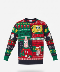 SpongeBob I'm Ready for Santa Ho Ho Ho Ho Ho Ugly Christmas Sweater 2025