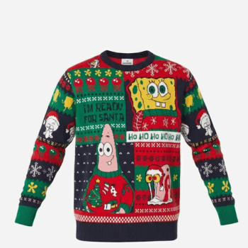 SpongeBob I'm Ready for Santa Ho Ho Ho Ho Ho Ugly Christmas Sweater 2025