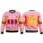 Squid Game Merry Squidmas Ugly Christmas Sweater 2025