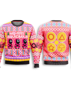 Squid Game Merry Squidmas Ugly Christmas Sweater 2025