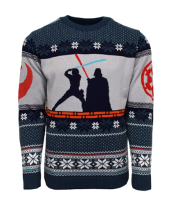 Star Wars Luke Vs Darth Ugly Christmas Sweater 2025