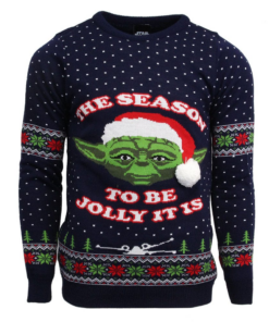 Star Wars Master Yoda The Season To Be Jolily It Is Ugly Christmas Sweater 2025