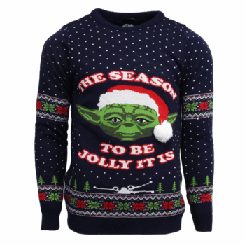 Star Wars Master Yoda The Season To Be Jolily It Is Ugly Christmas Sweater 2025