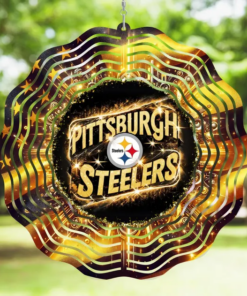 Steelers Football Wind Spinner