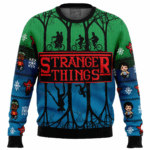 Stranger Things A-Z Ugly Christmas Sweater 2025