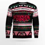 Stranger Things Adults Ugly Christmas Sweater 2025