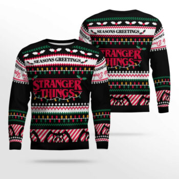 Stranger Things Adults Ugly Christmas Sweater 2025