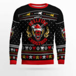 Stranger Things Hellfire Club Knit Ugly Christmas Sweater 2025