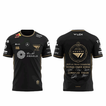 T1 6 Time League of Legends World Champions T-Shirt