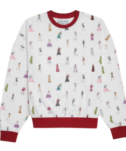 TS The Eras Tour Crewneck Ugly Christmas Sweater 2025
