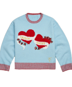TSwift Album Heart 2025 Christmas Ugly Sweater