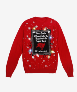 Tampa Bay Buccaneer Dear Santa Ugly Christmas Sweater 2025