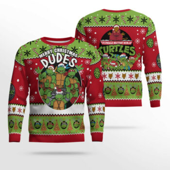 Teenage Mutant Ninja Turtles Ugly Christmas Sweater 2025