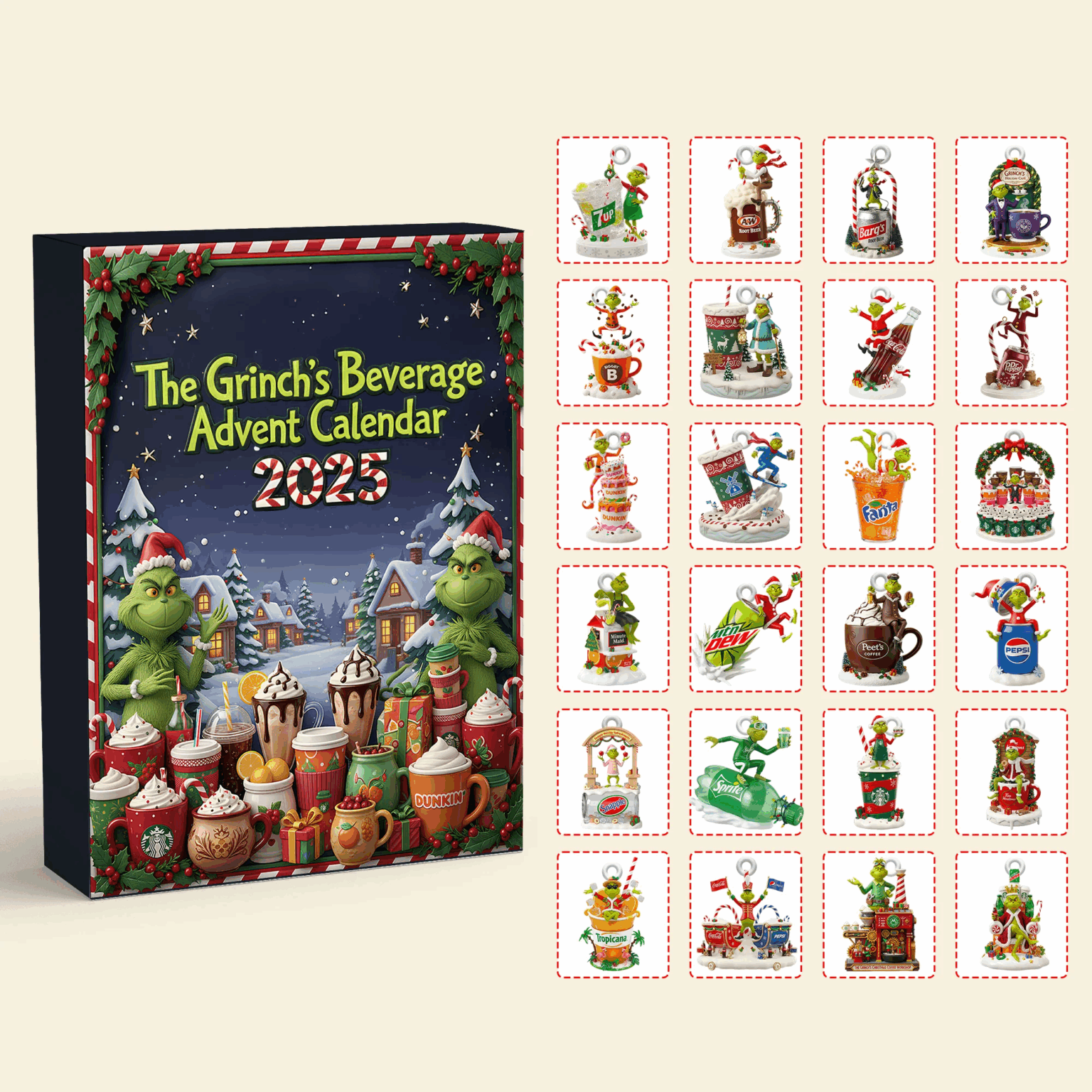 The Grinch's Beverage Holiday Mischief Advent Calendar 2025