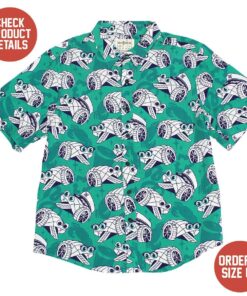 Trash Wheel Family (Teal) / Hawaiian Shirt