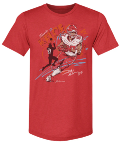 Travis Kelce Kansas City Scribble T-Shirt