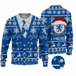 Tuxedo Chelsea Ugly Christmas Sweater 2025