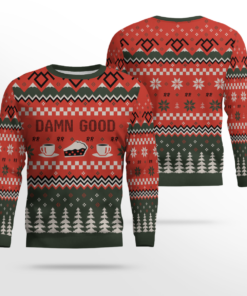 Twin Peaks Damn Good Holiday Ugly Christmas Sweater 2025