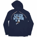 UNC Basketball Caleb Wilson Name Pose T-Shirt
