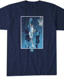 UNC Basketball Caleb Wilson Poster T-Shirt