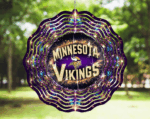 Vikings Football Wind Spinner