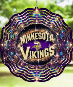 Vikings Football Wind Spinner