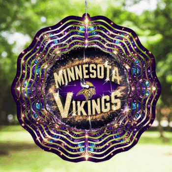 Vikings Football Wind Spinner
