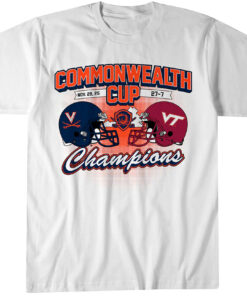 Virginia Cavaliers Commonwealth Cup Winner 2025 T-Shirt