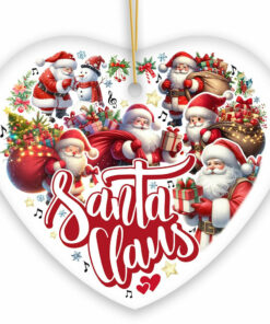A Celebration of Santa Claus Handcrafted Christmas Ornament