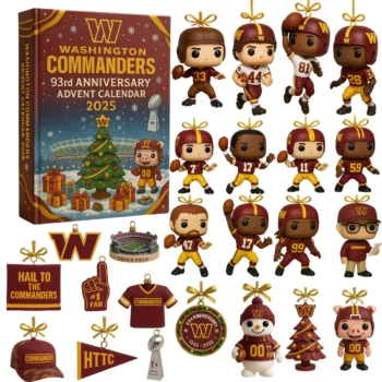 Washington Commanders 93rd Anniversary Advent Calendar 2025