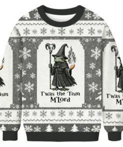 Witch Frog Twas The Tism Mlord 2025 Christmas Ugly Sweater