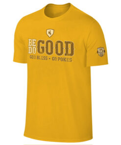 Wyoming Cowboys Be Good Do Good T-Shirt Yellow
