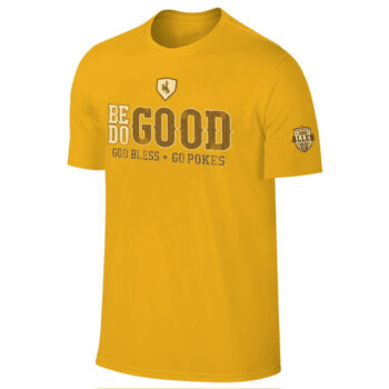 Wyoming Cowboys Be Good Do Good T-Shirt Yellow
